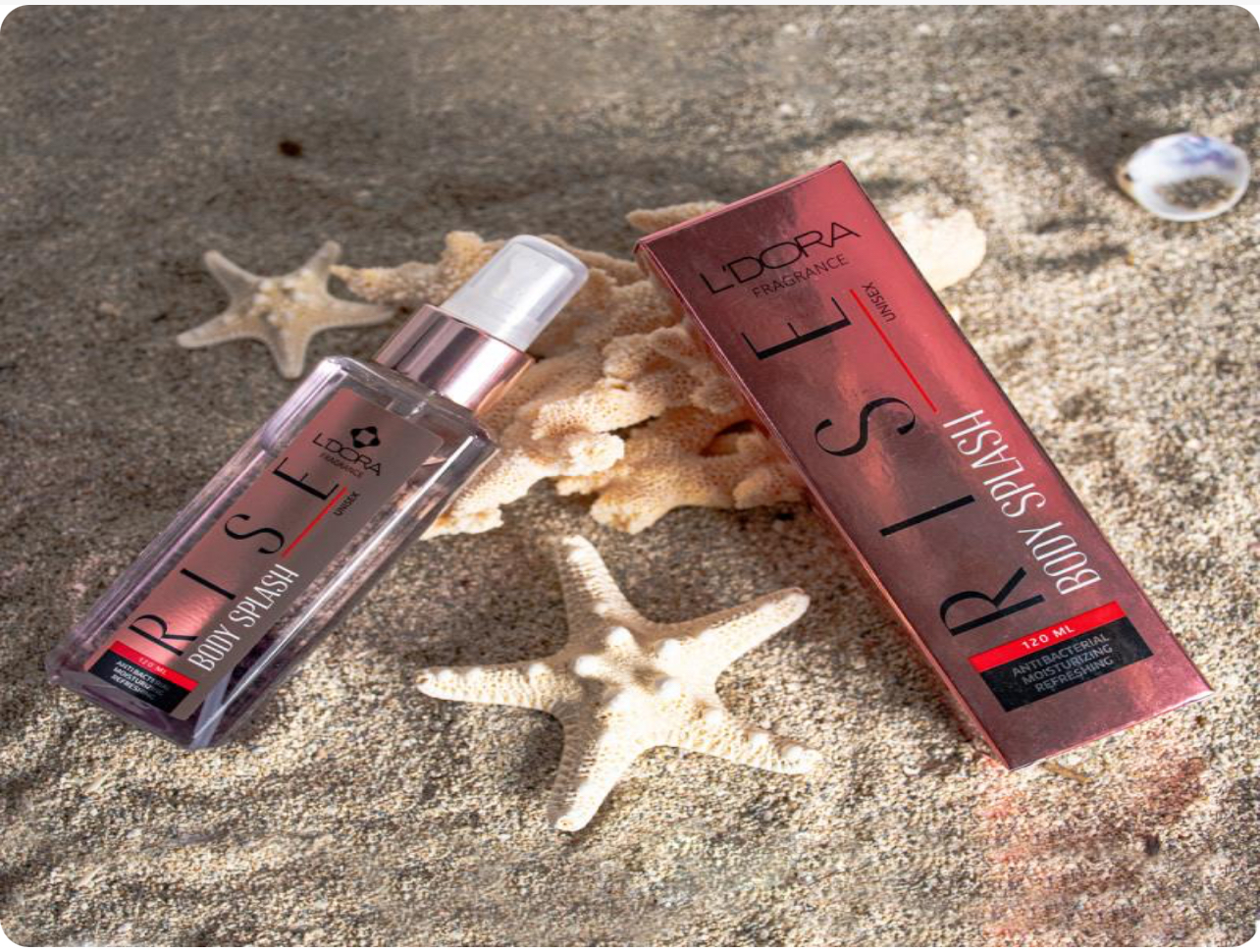 اسپری خوشبوکننده بدن مدل Rise لدورا فرگرنس