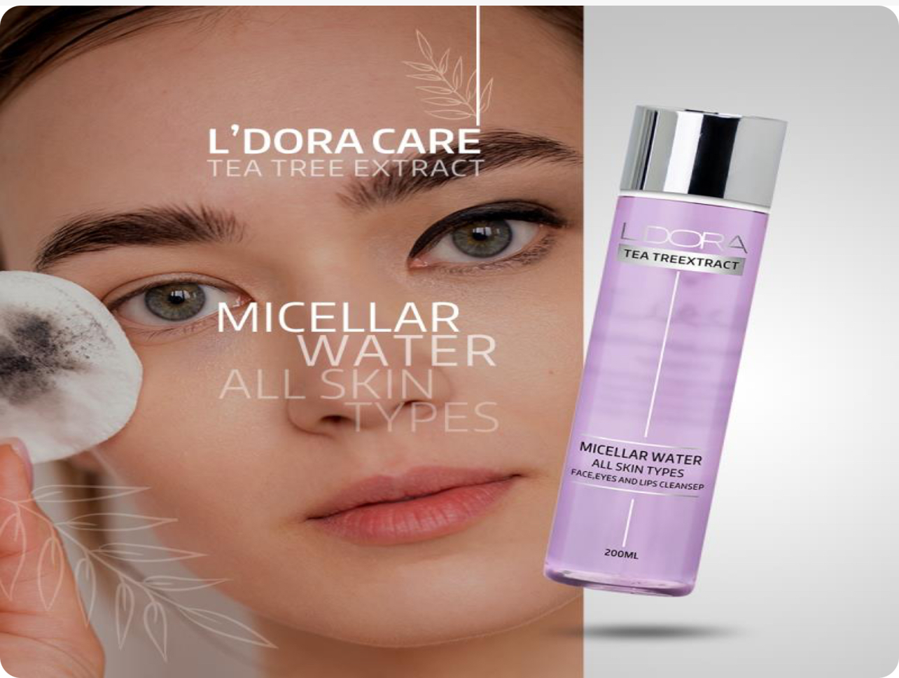 میسلار واتر انواع پوست لدورا کر