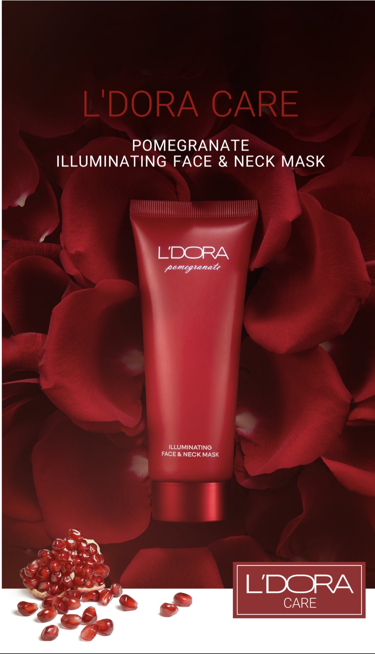 ماسک روشن کننده صورت و گردن انار