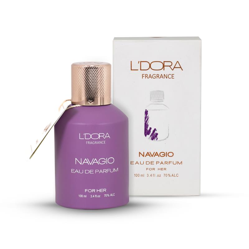 ادوپرفیوم زنانه مدل NAVAGIO لدورا فرگرنس 100 میلی‌لیتر